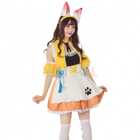 狐 コスプレ アニメキャラクター服 かわいい メイド 人気 通販 Mysl コスプレ衣装