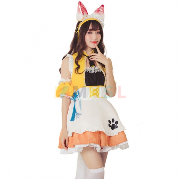 狐 コスプレ アニメキャラクター服 かわいい メイド 人気 通販 Mysl コスプレ衣装