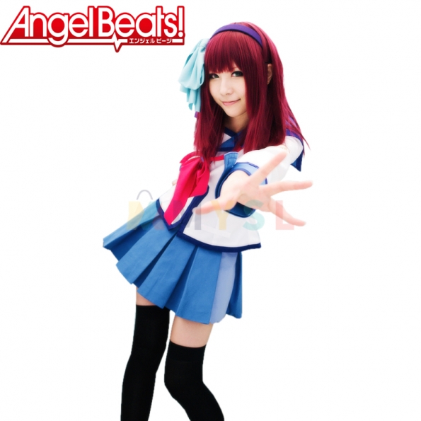 Angel Beats! 仲村ゆり アニメ コスプレ衣装 アニメ服 スチューム 女性 