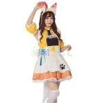 狐 コスプレ アニメキャラクター服 かわいい メイド 人気 通販